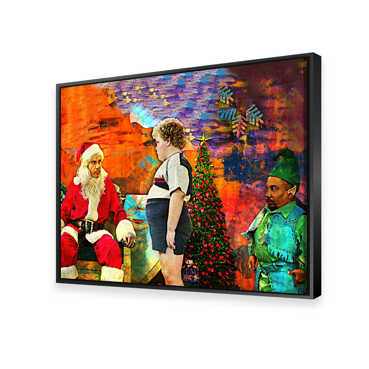 Eye - catching Bad Santa Wall Art for Stunning Home Decor