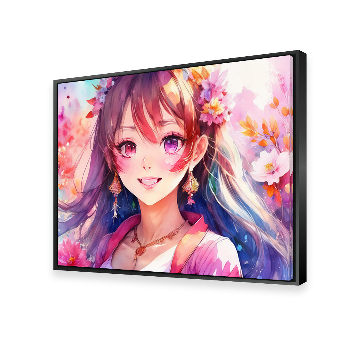 Stunning Anime Girl Wall Art Print