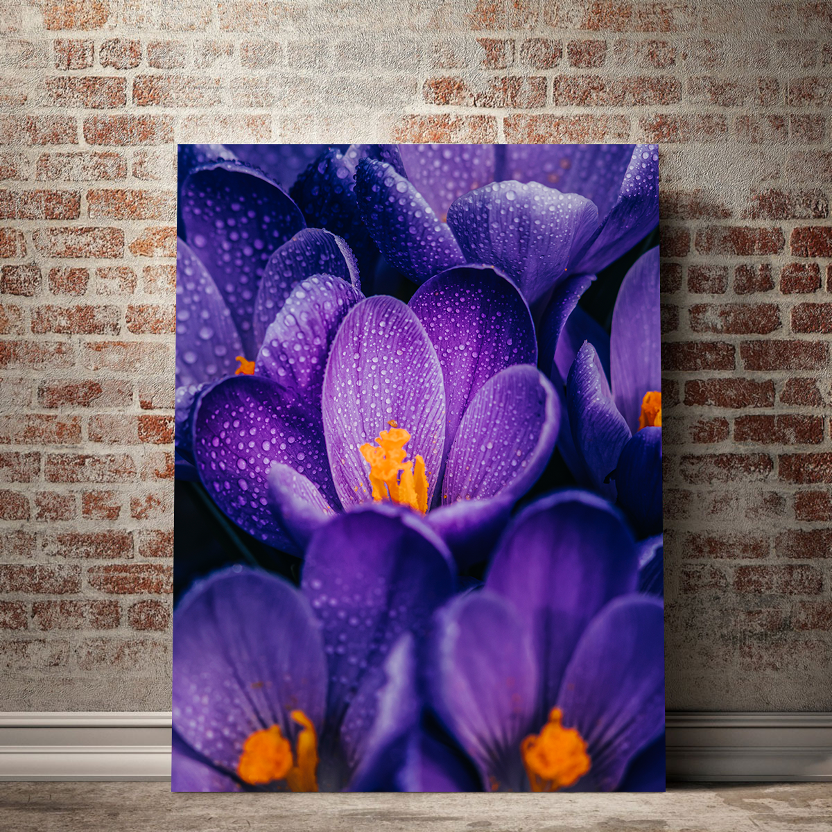 Gorgeous Purple Pollen Wall Art by Manuel Luces