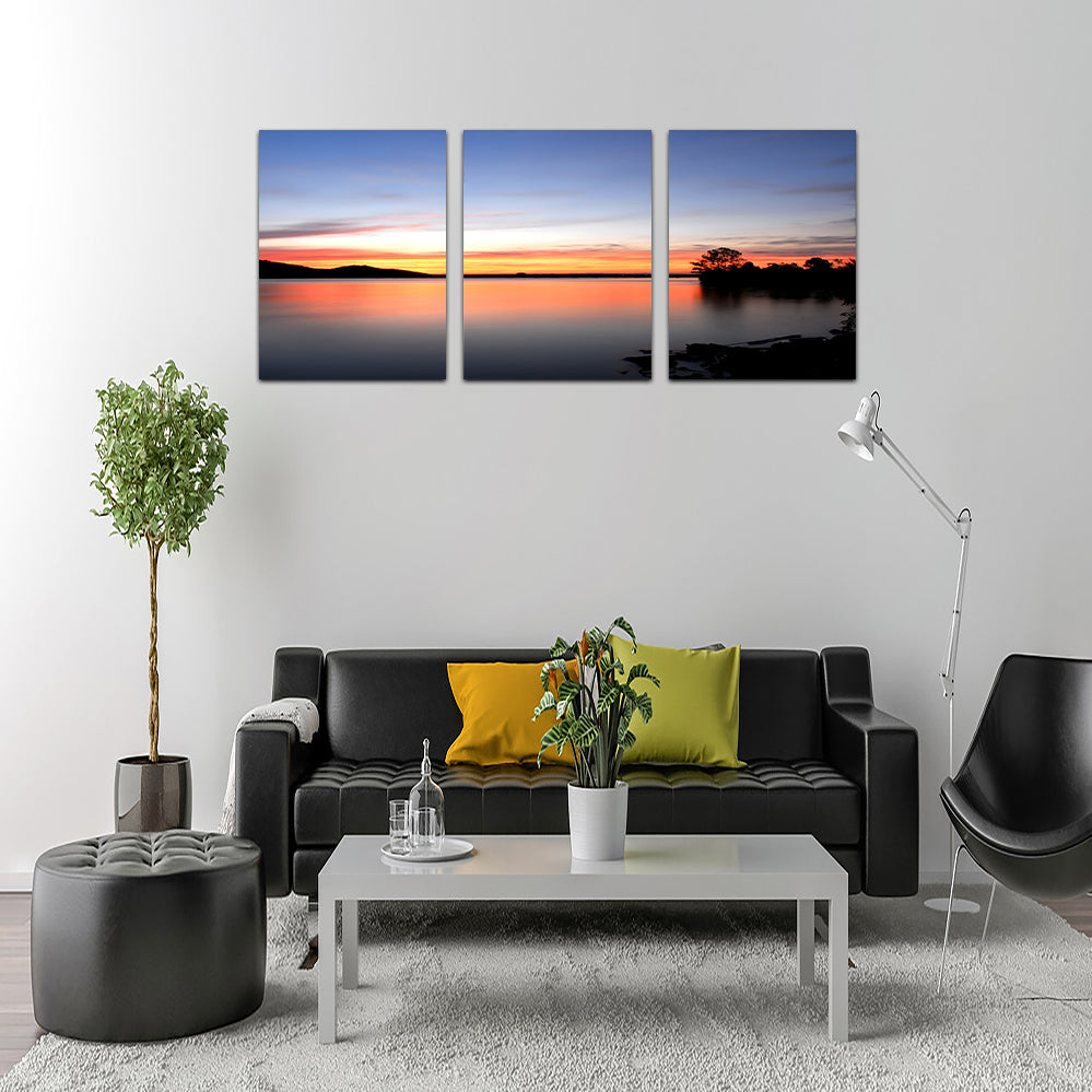 Gorgeous Arkansas River Sunset Wall Art for Stunning Home Decor