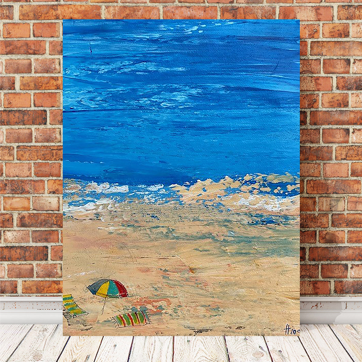 Stunning Beach Day 1 Wall Art by Peggy Hinaekian