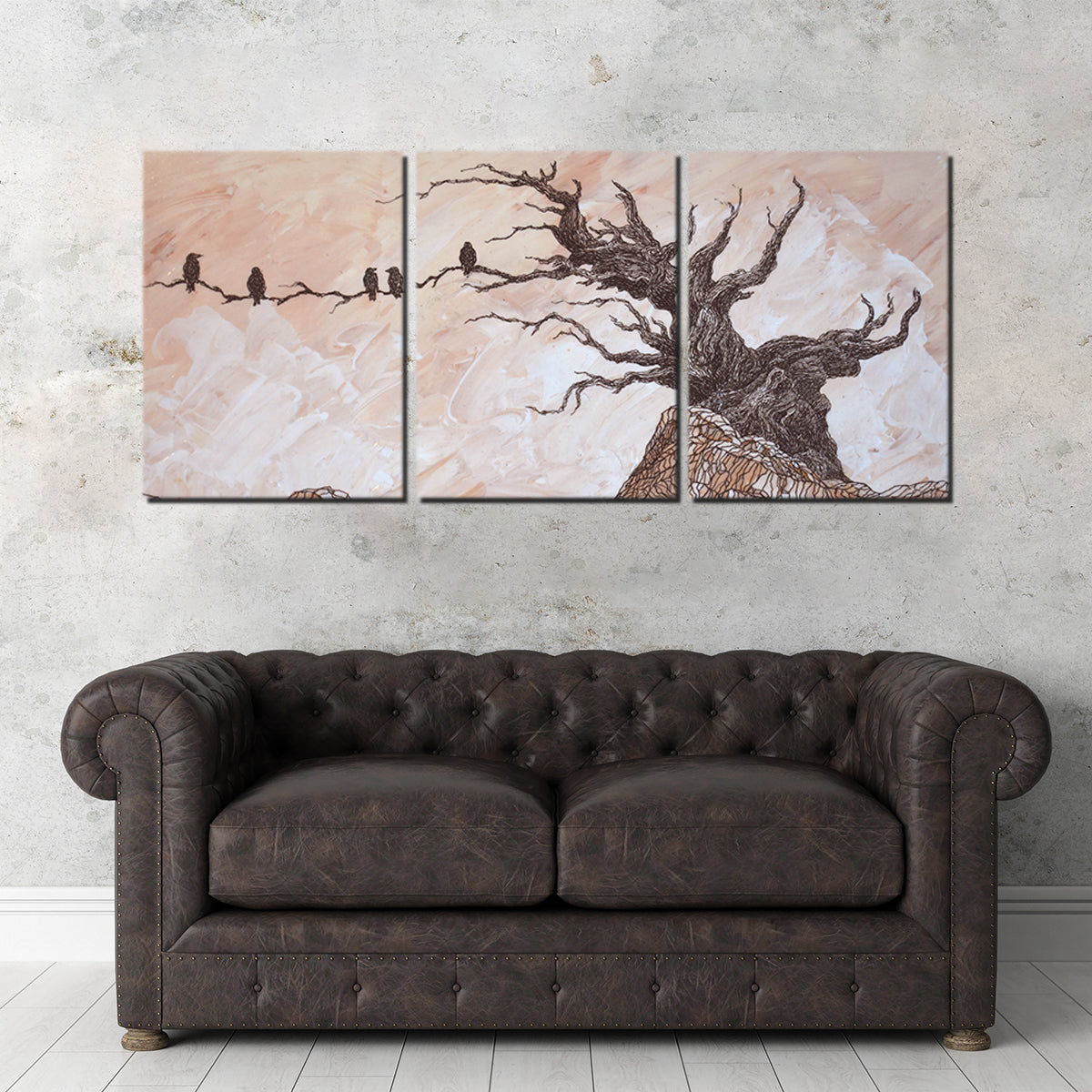 Enchanting Silence Of The Ravens Wall Art - Stunning Decor Piece