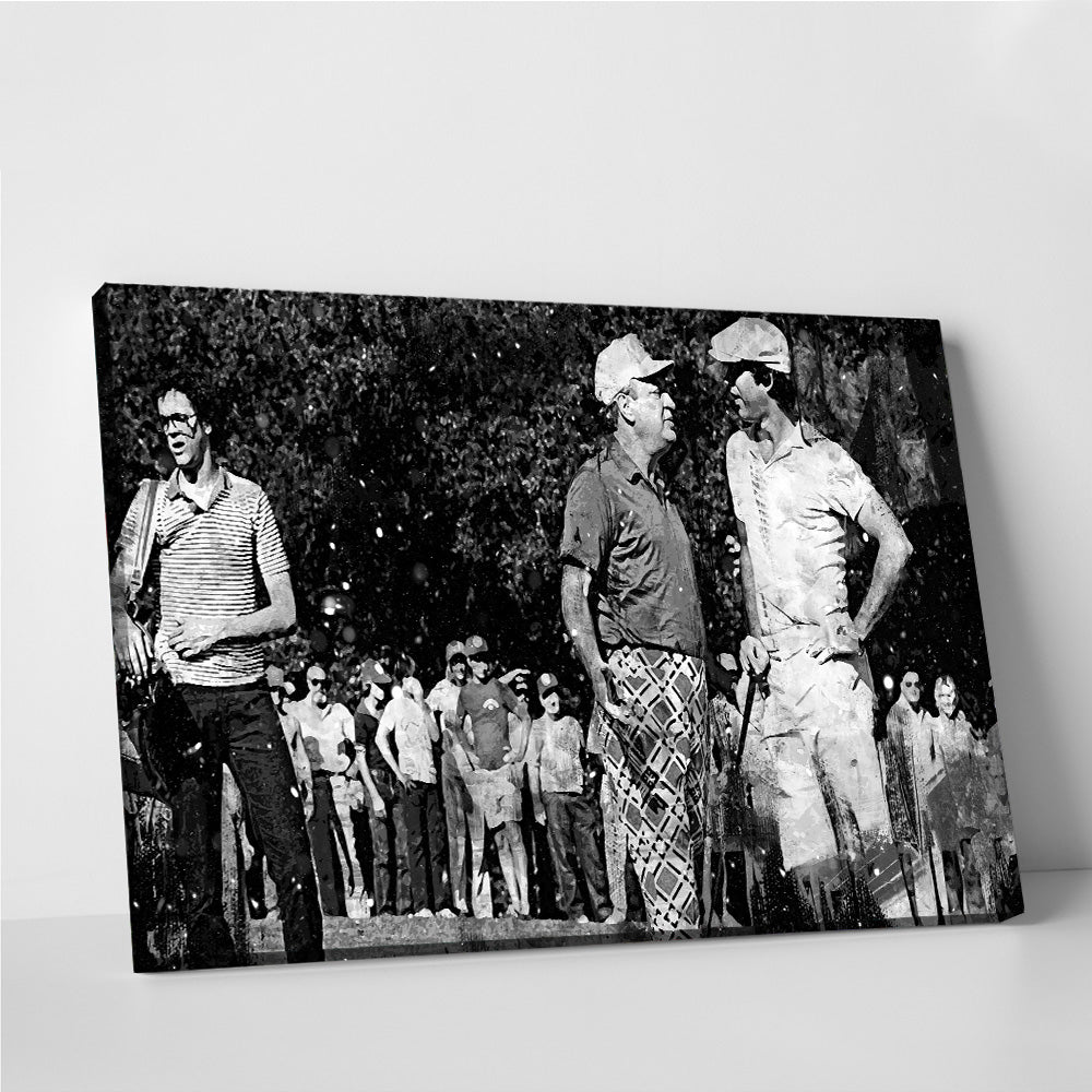 Al & Ty Caddyshack Stunning Grayscale Wall Art for Decor Enthusiasts