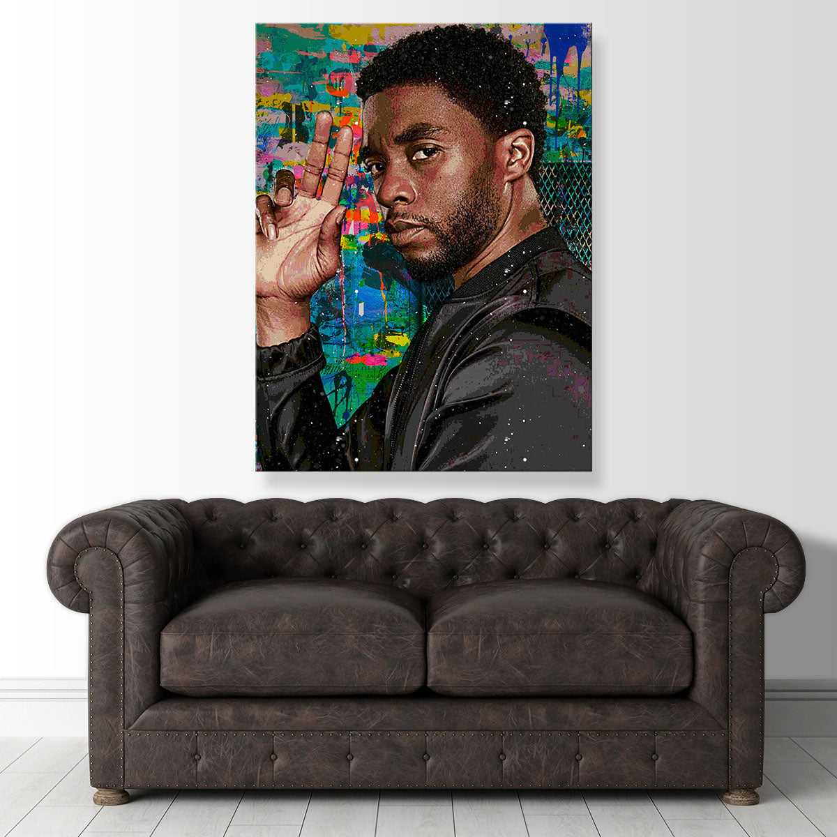 Exclusive Chadwick Boseman 2 Wall Art - Ideal Decor for Fans