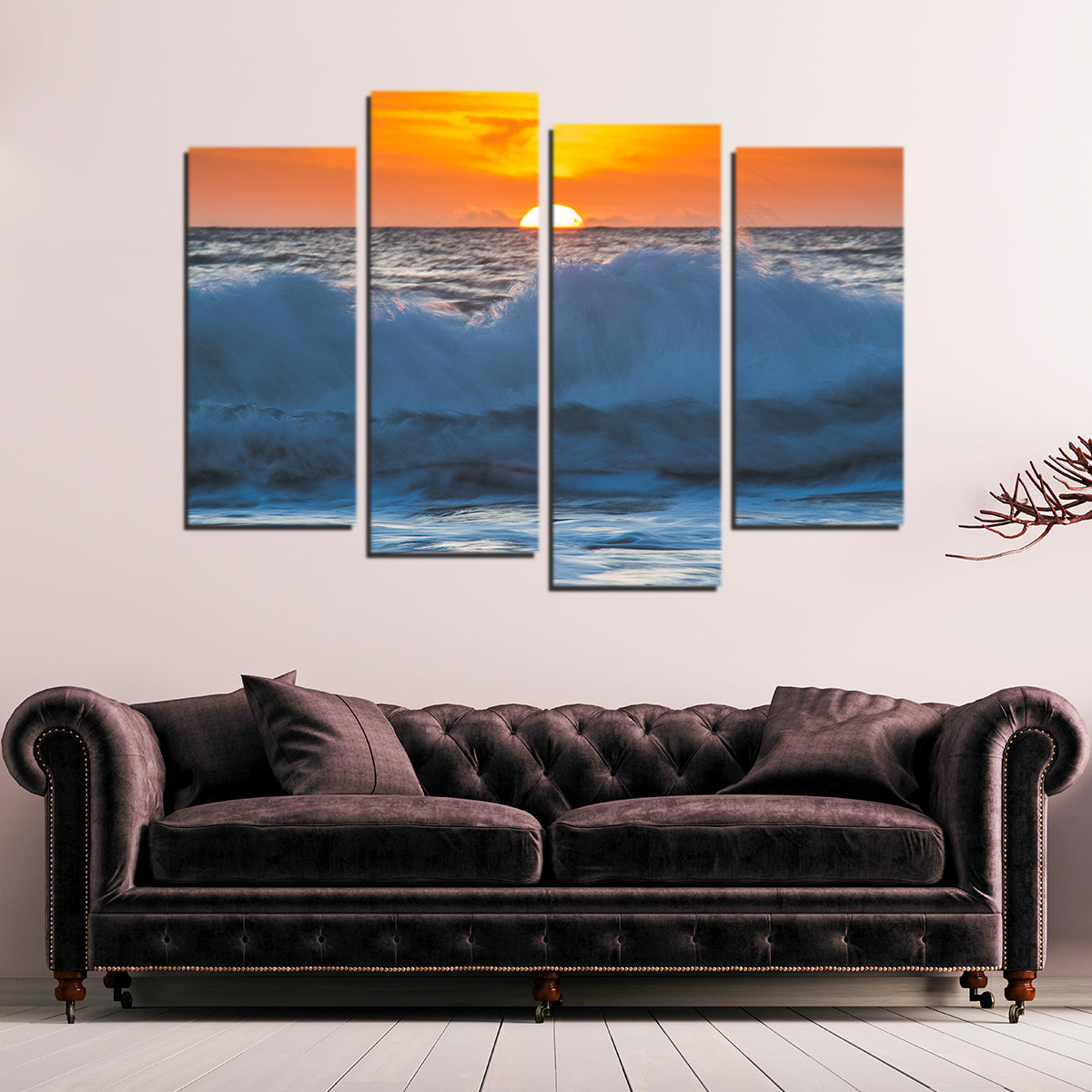 Breathtaking Ocean Sunrise Wall Art by Mike Cotton