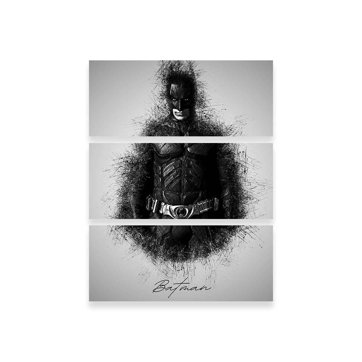 Stunning Batman Sketch Wall Art for Your Home Decor