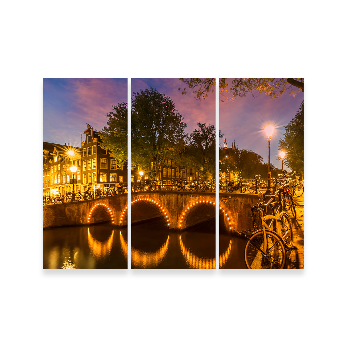 Stunning Amsterdam From Keizersgracht Wall Art by Melanie Viola