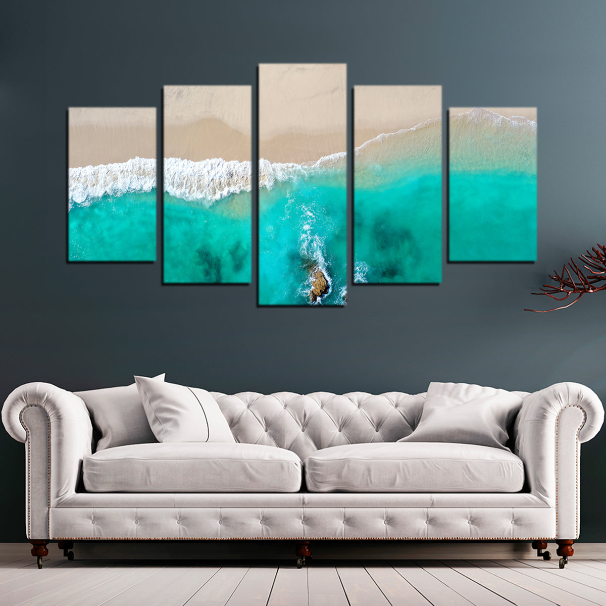 Stunning Beach Dreams Wall Art by Irish Crow