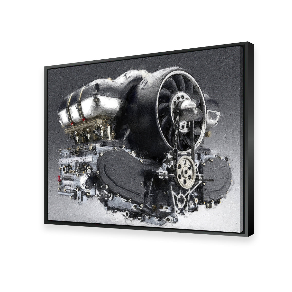 Stunning Porsche 911 Engine Wall Art by Stephen Chambers