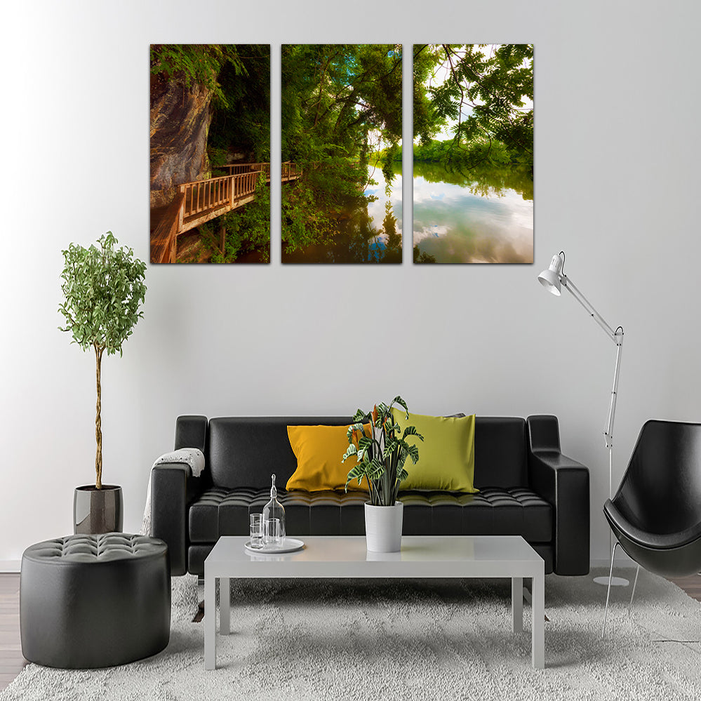 Stunning Ijam Nature Park Boardwalk Wall Art for Home Decor