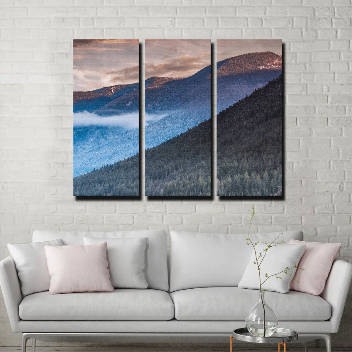 Stunning Sloping Trees Wall Art by Mike Cotton