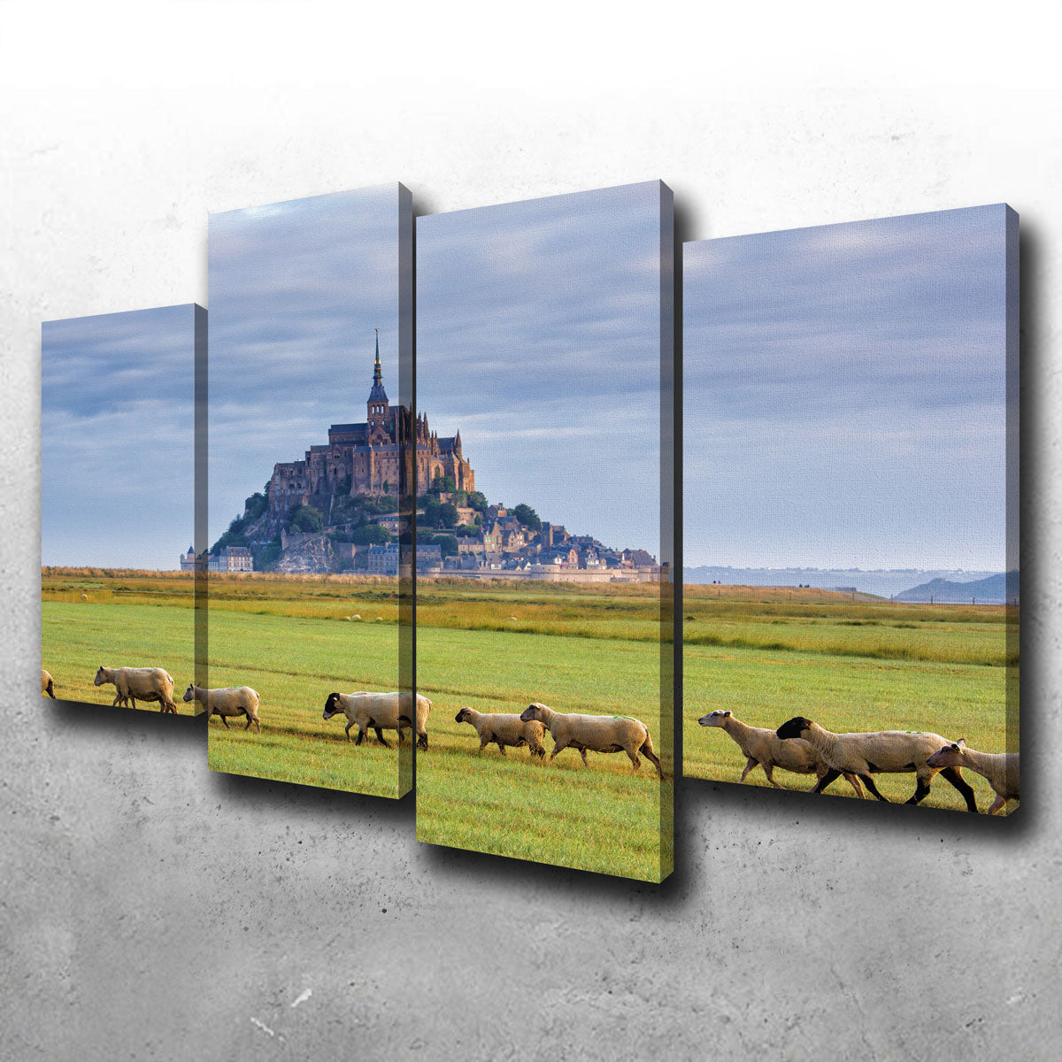 Exquisite Mont Saint Michel Abbey Wall Art for Stunning Home Decor