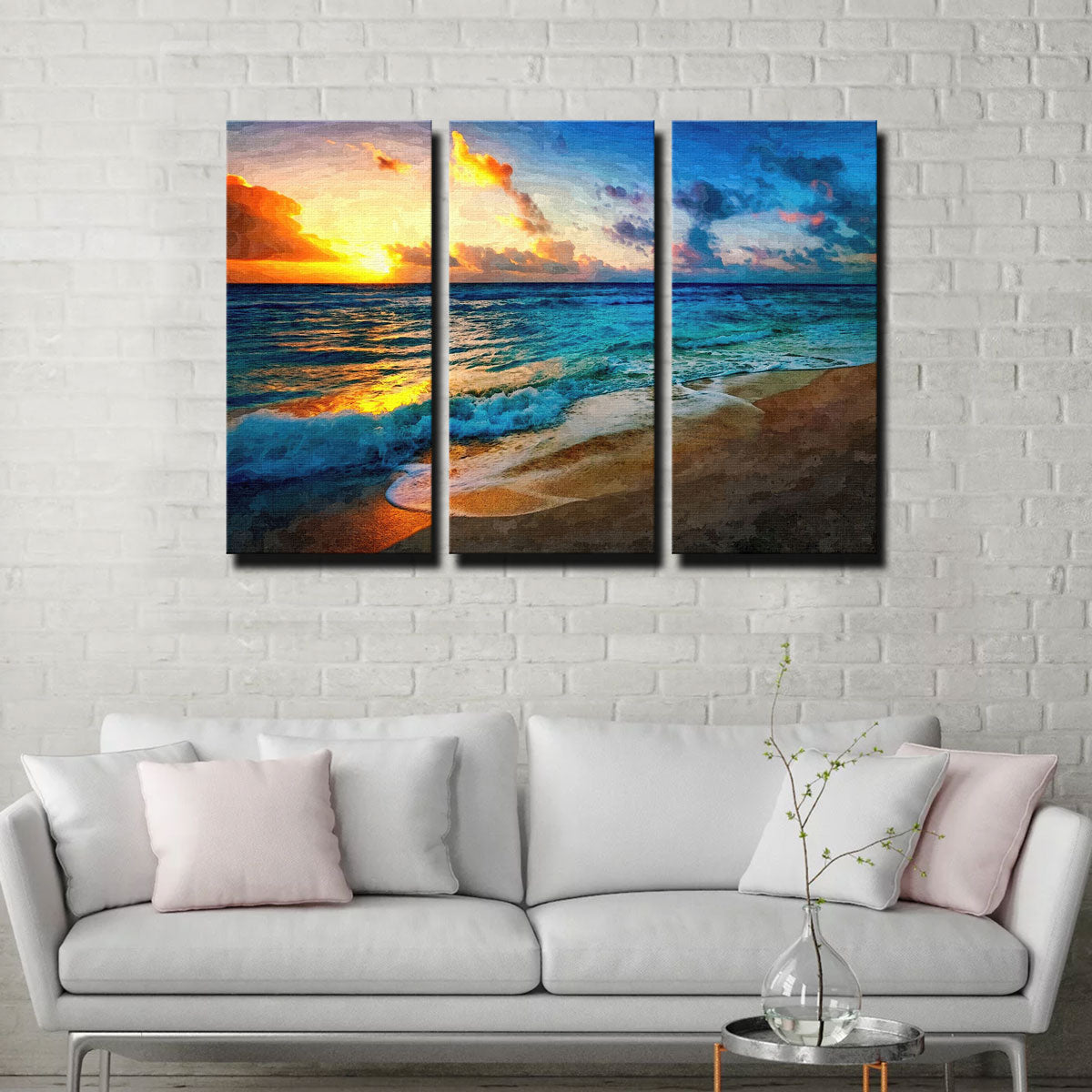 Stunning Between Sea And Sky Wall Art by Denise Dundon