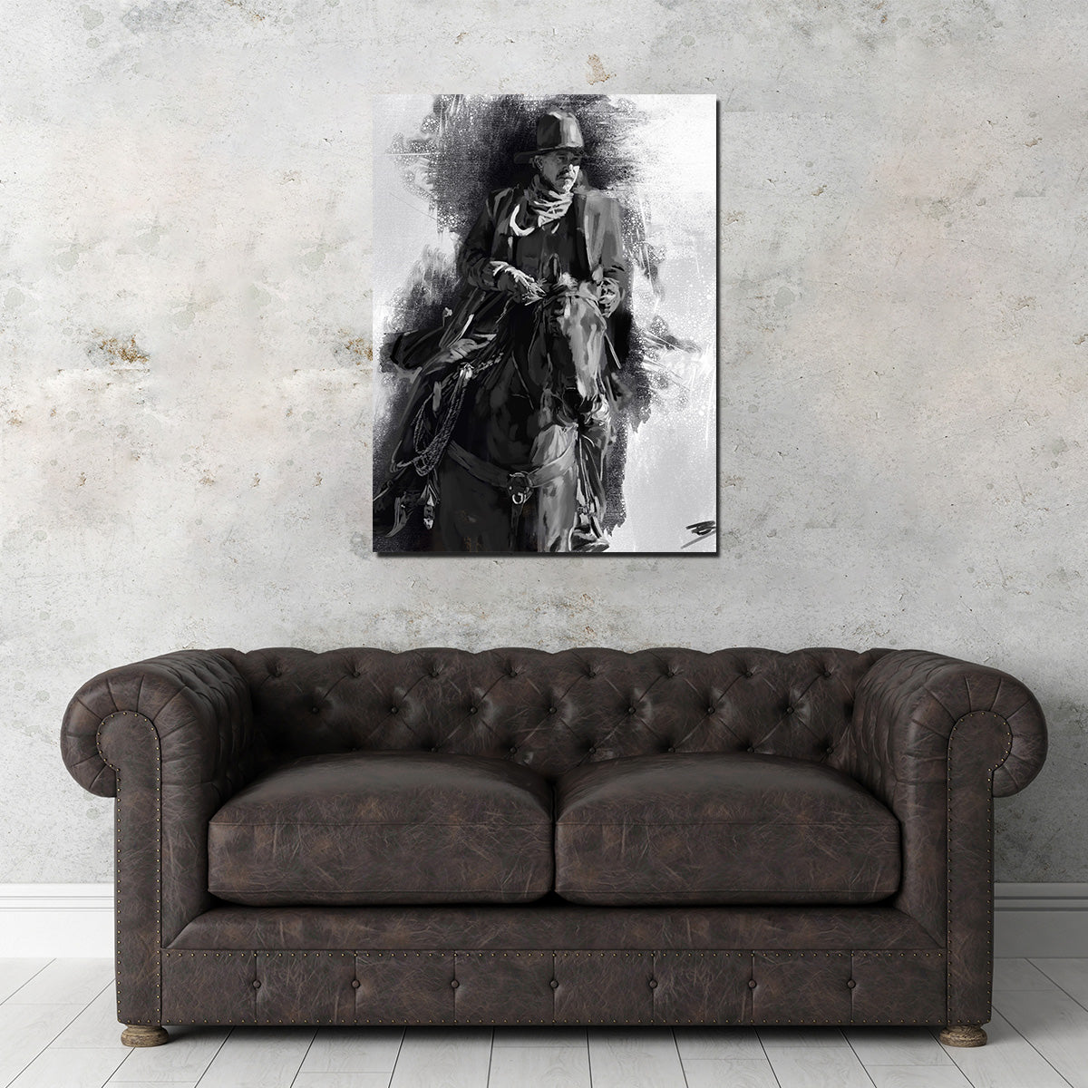 Horizon - Hayes by Andy Brackpool: Premium Handmade Canvas Print
