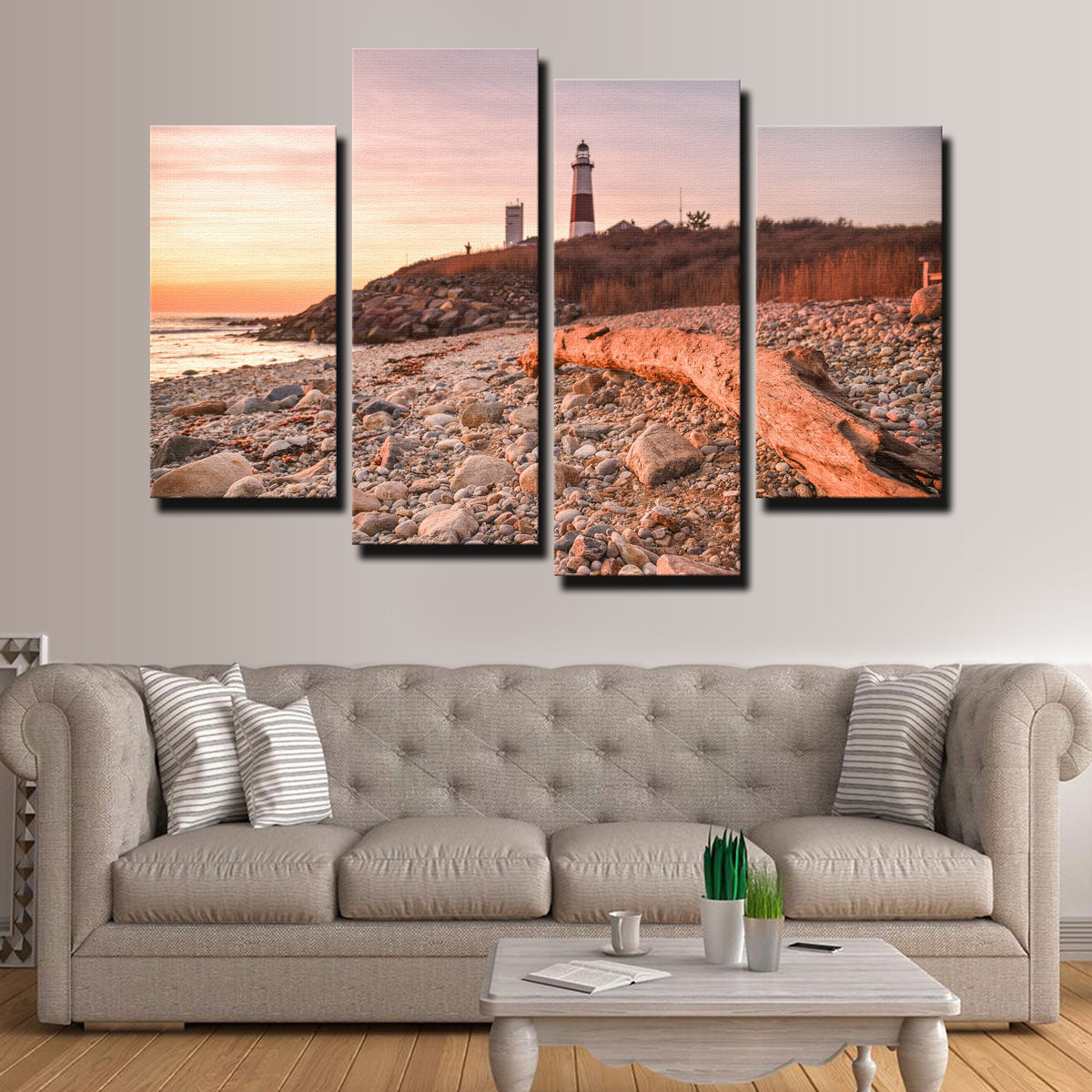 Stunning Montauk Point Lighthouse Wall Art by Dennis Maida
