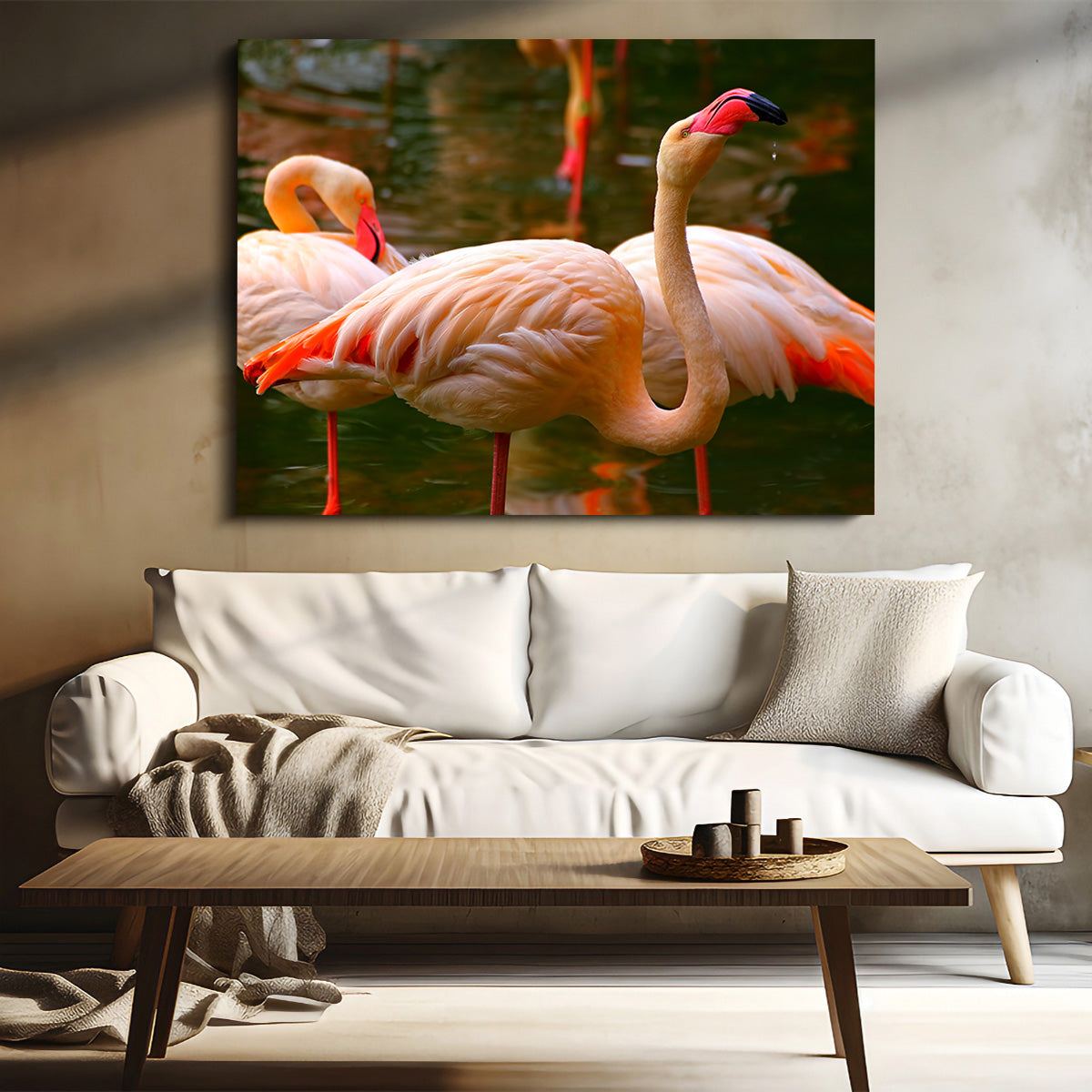 Stunning Pink Flamingo Birds Wall Art for Your Home Decor
