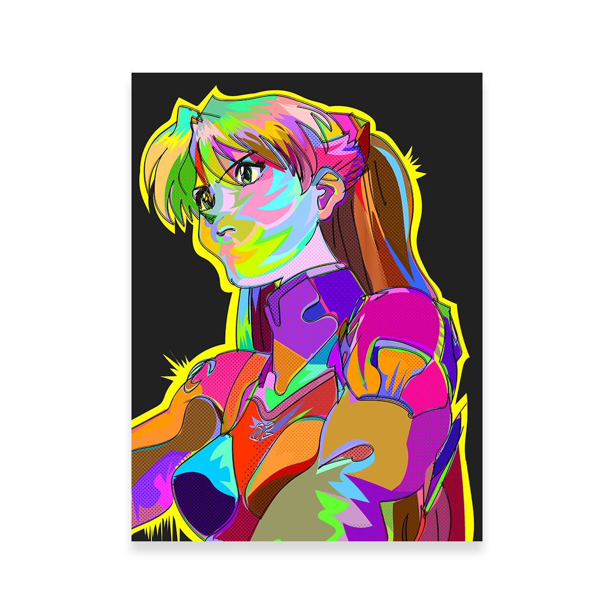 Asuka Stunning Wall Art - Handmade Museum Quality Canvas Print