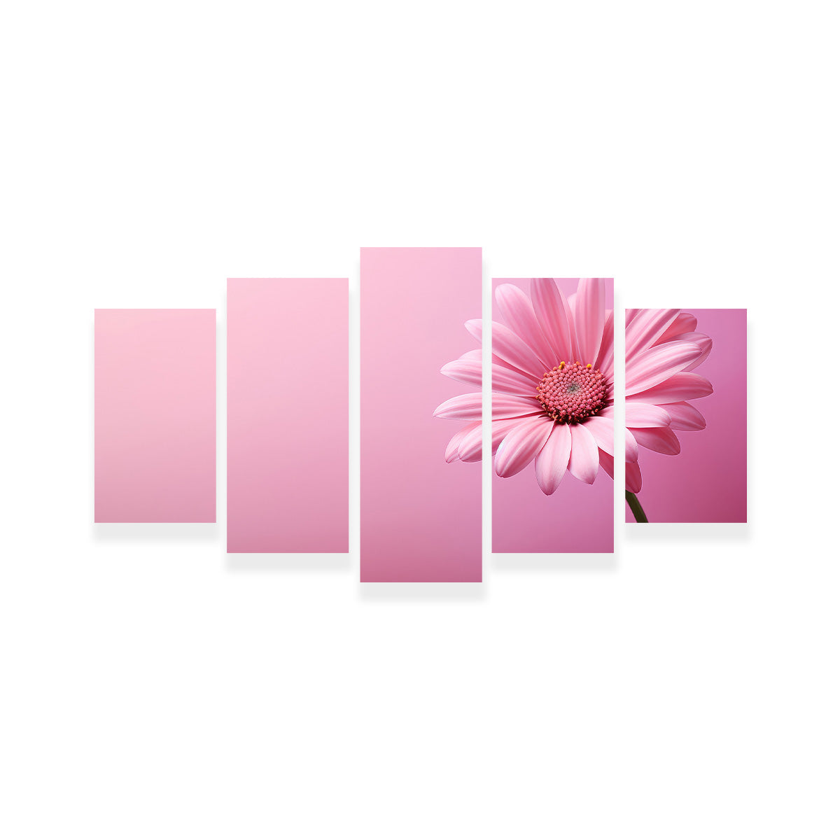 Gorgeous Pink Sunflower Wall Art