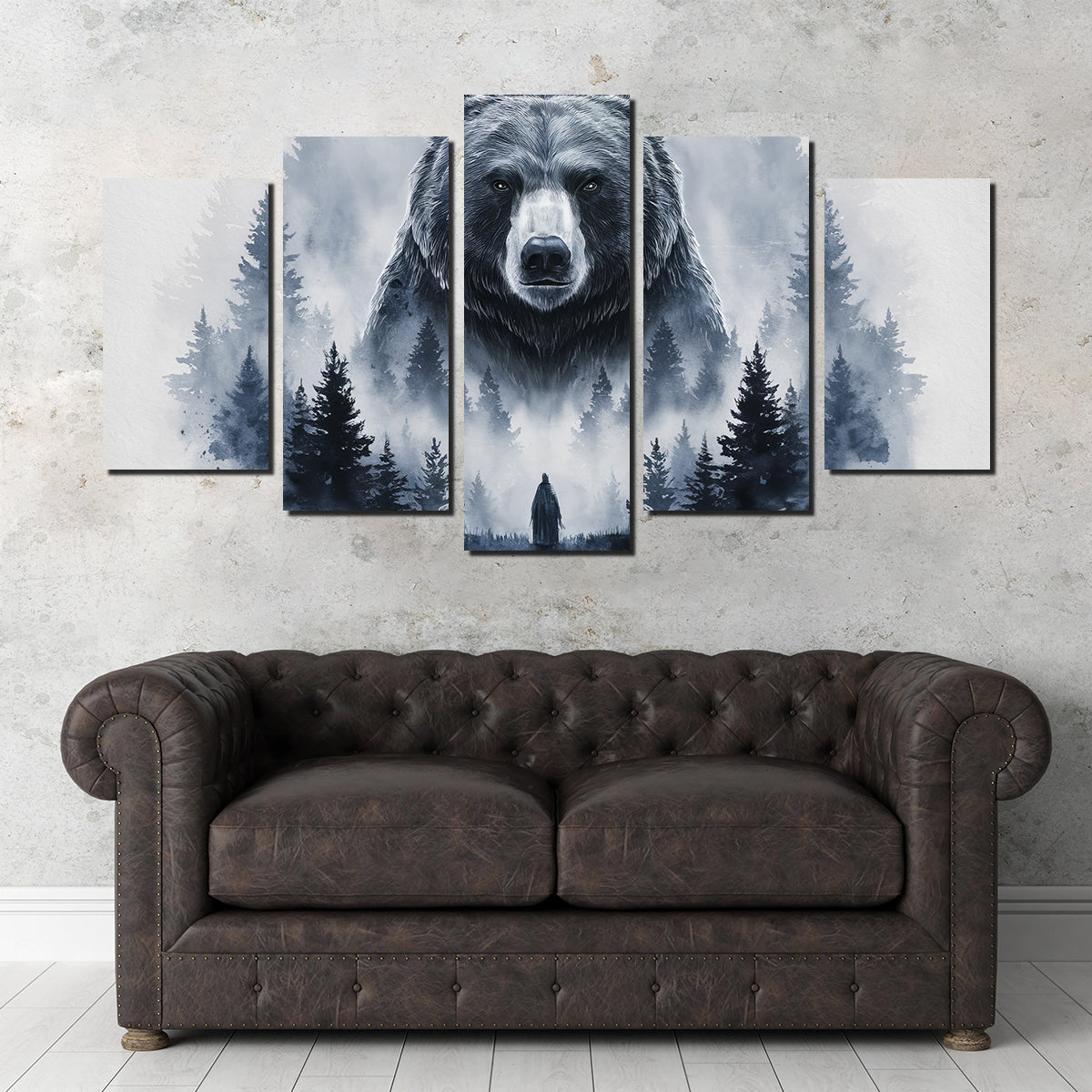 Exquisite Bear Forest Wall Art for Stunning Home Decor