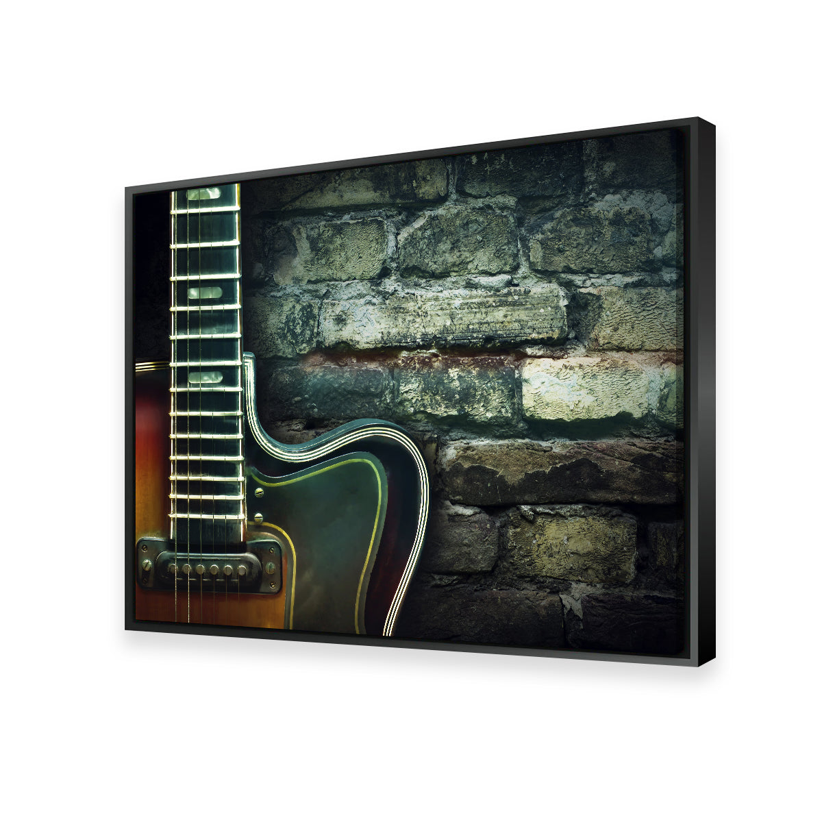 Stunning Old Vintage Jazz Guitar Wall Art for Music Lovers
