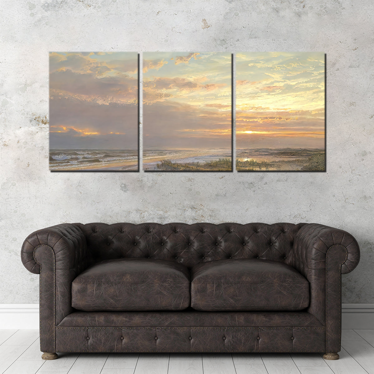 Stunning High Tide Wall Art by Denise Dundon