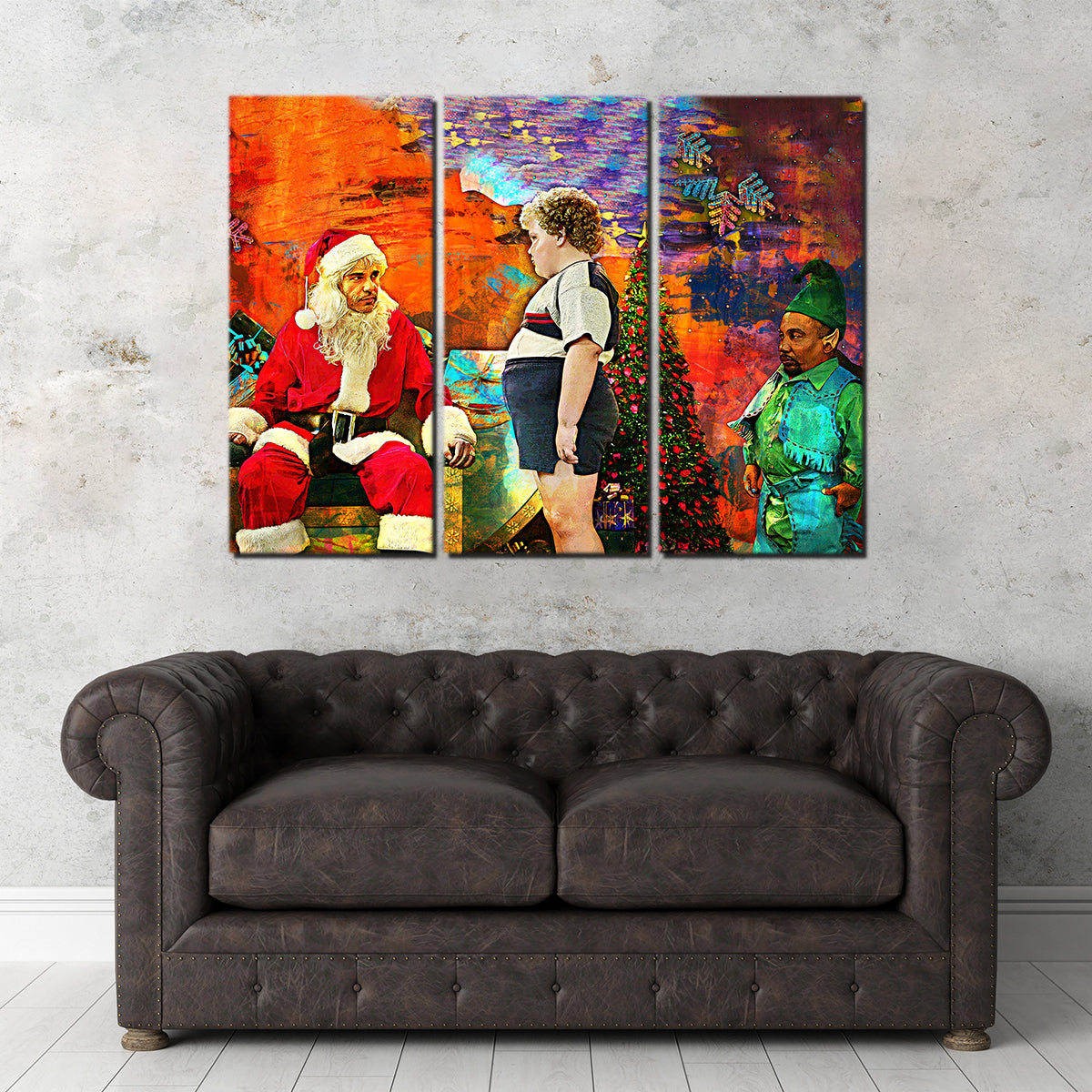 Eye - catching Bad Santa Wall Art for Stunning Home Decor