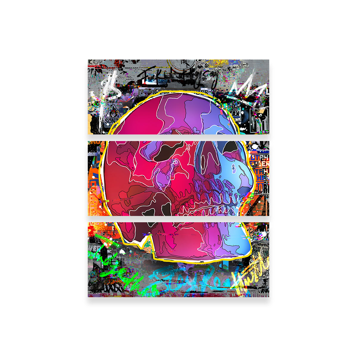 Eye - catching Skull Design Wall Art for Stunning Decor