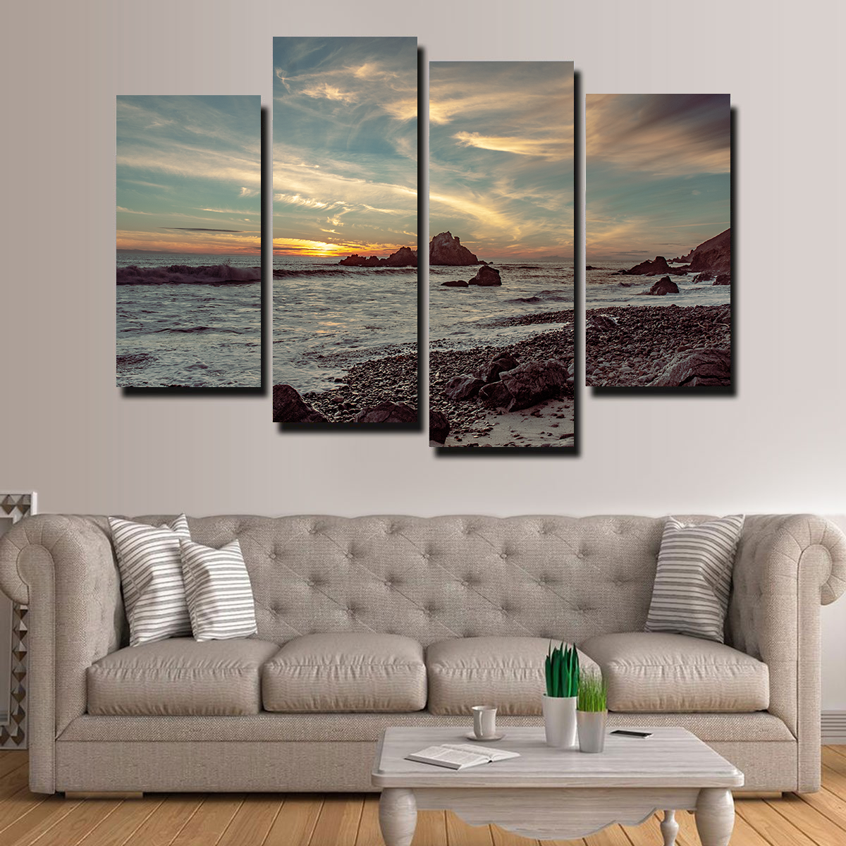 Stunning Pfieffer Beach Sunset Wall Art by Kyle Sherry