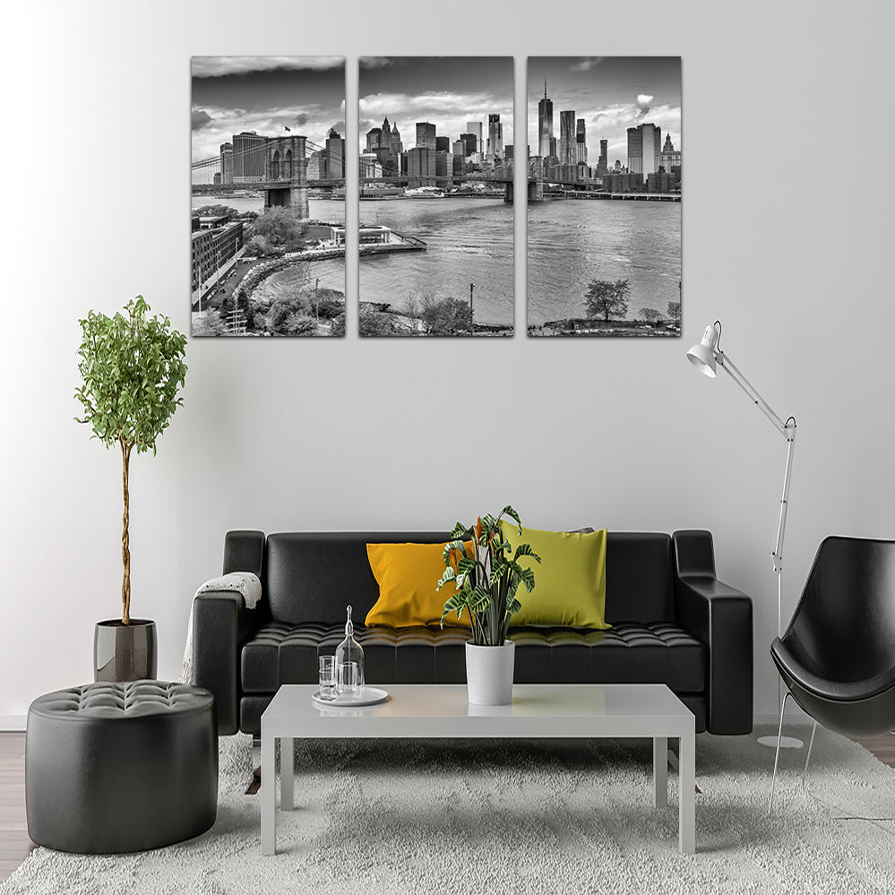 Stunning NYC View from Manhattan Bridge Wall Art by Melanie Viola