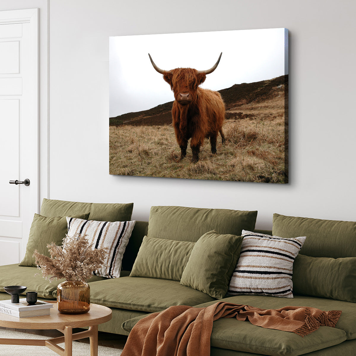 Gorgeous Highland Cow Wall Art Inspired by Northern Scotland
