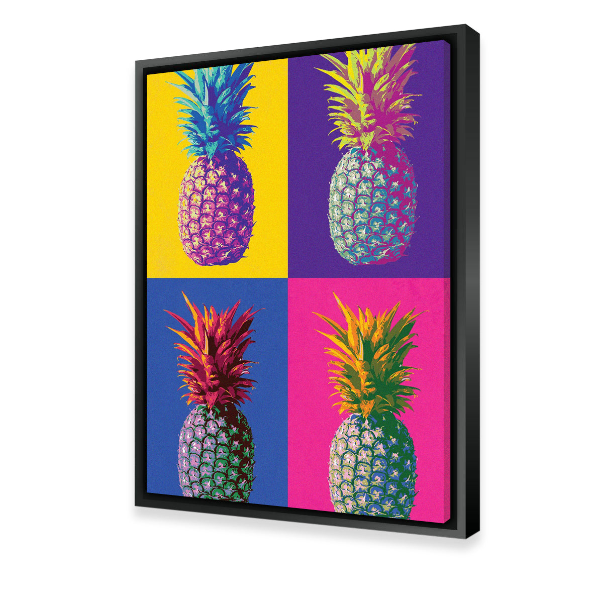Happy Pineapple Inspiring Wall Art by Ralph & Laura Design