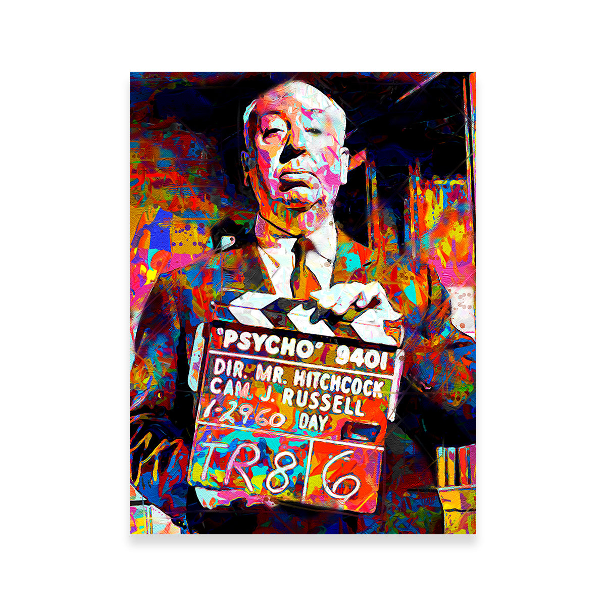 Hitchcock Action! Stunning Wall Art by Stephen Chambers