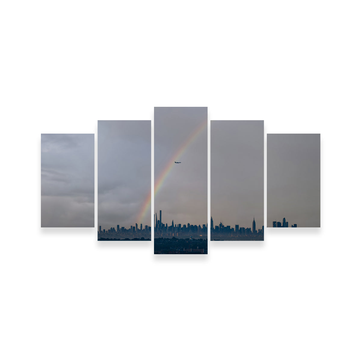 Stunning NYC Rainbow 2 Wall Art by Dennis Maida