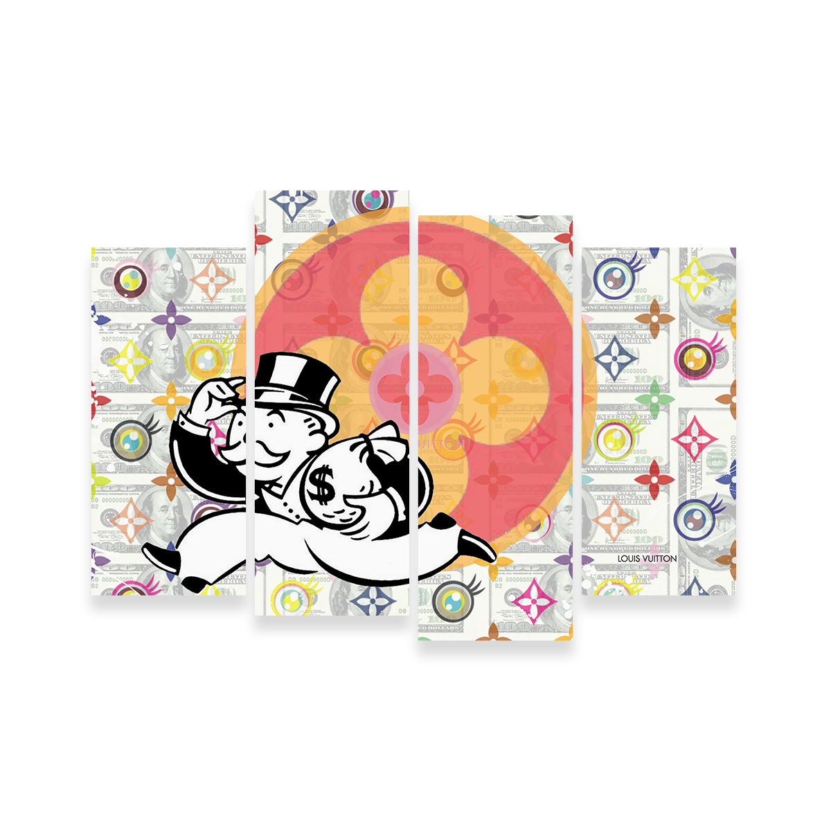 Unique Money Bag Boy Wall Art by TJ - Ideal for Home Decor