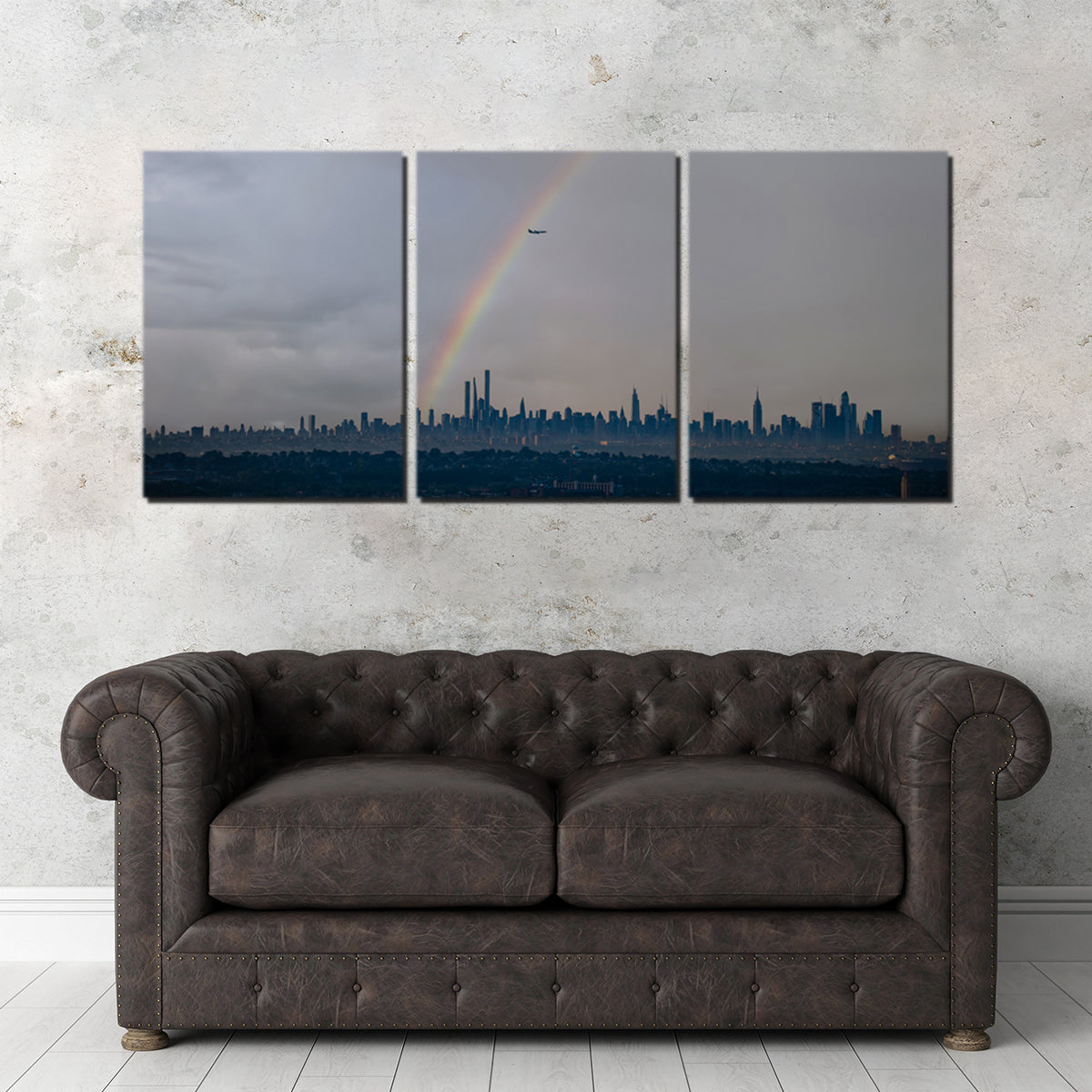 Stunning NYC Rainbow 2 Wall Art by Dennis Maida