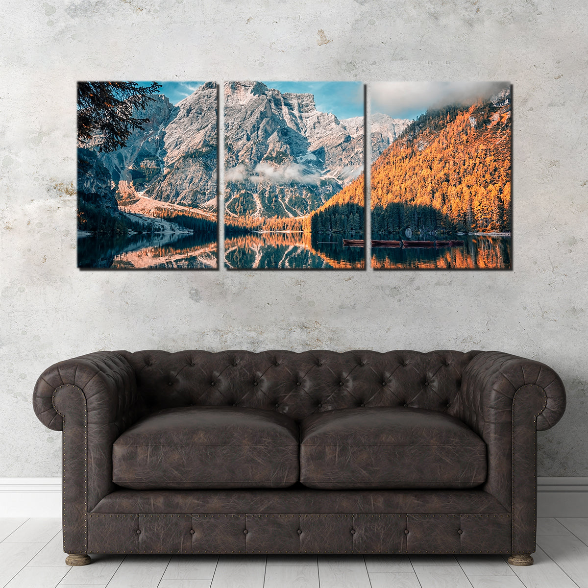 Autumn In Braies Stunning Wall Art by Manjik Pictures