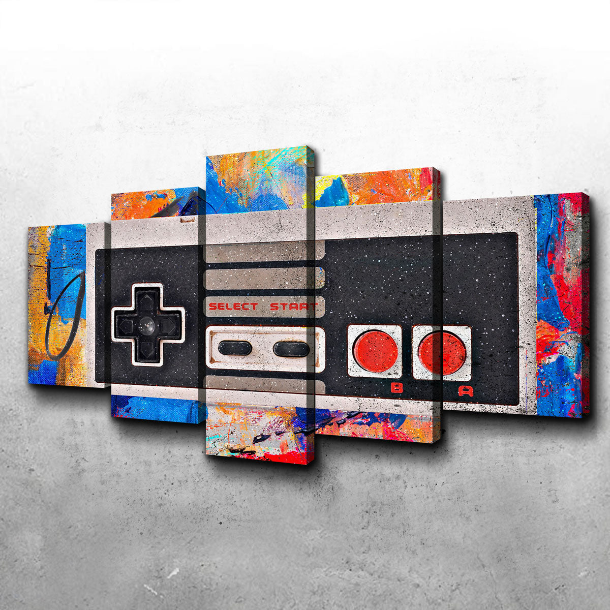 Stylish NES Controller Wall Art - Ideal Decor for Gaming Fans