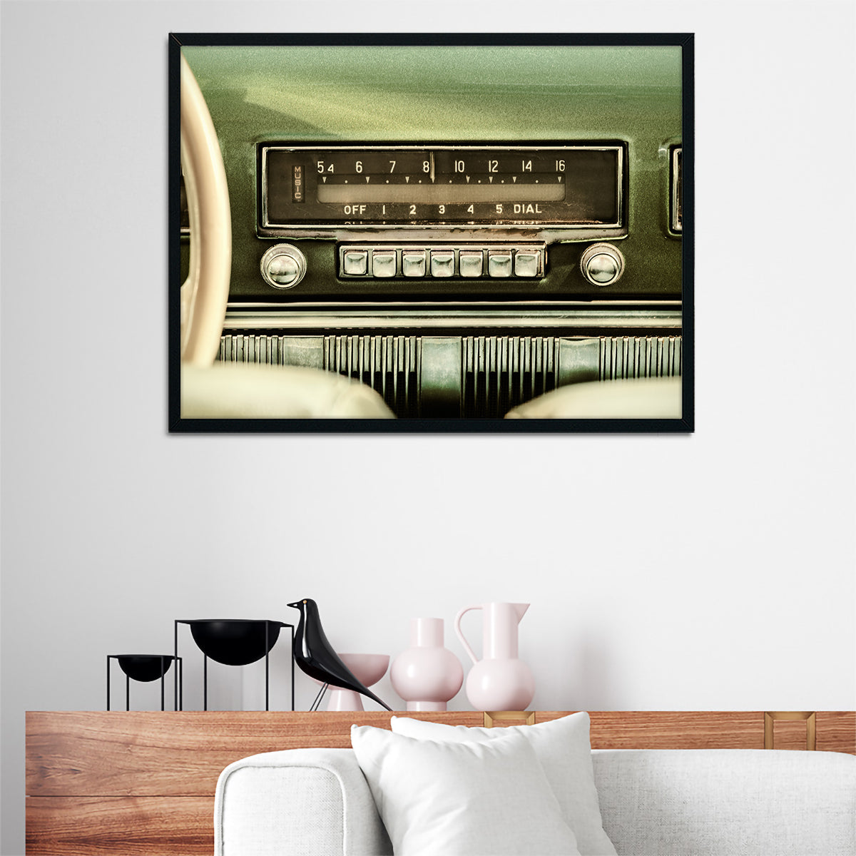 Vintage Old Car Radio with Premium Features