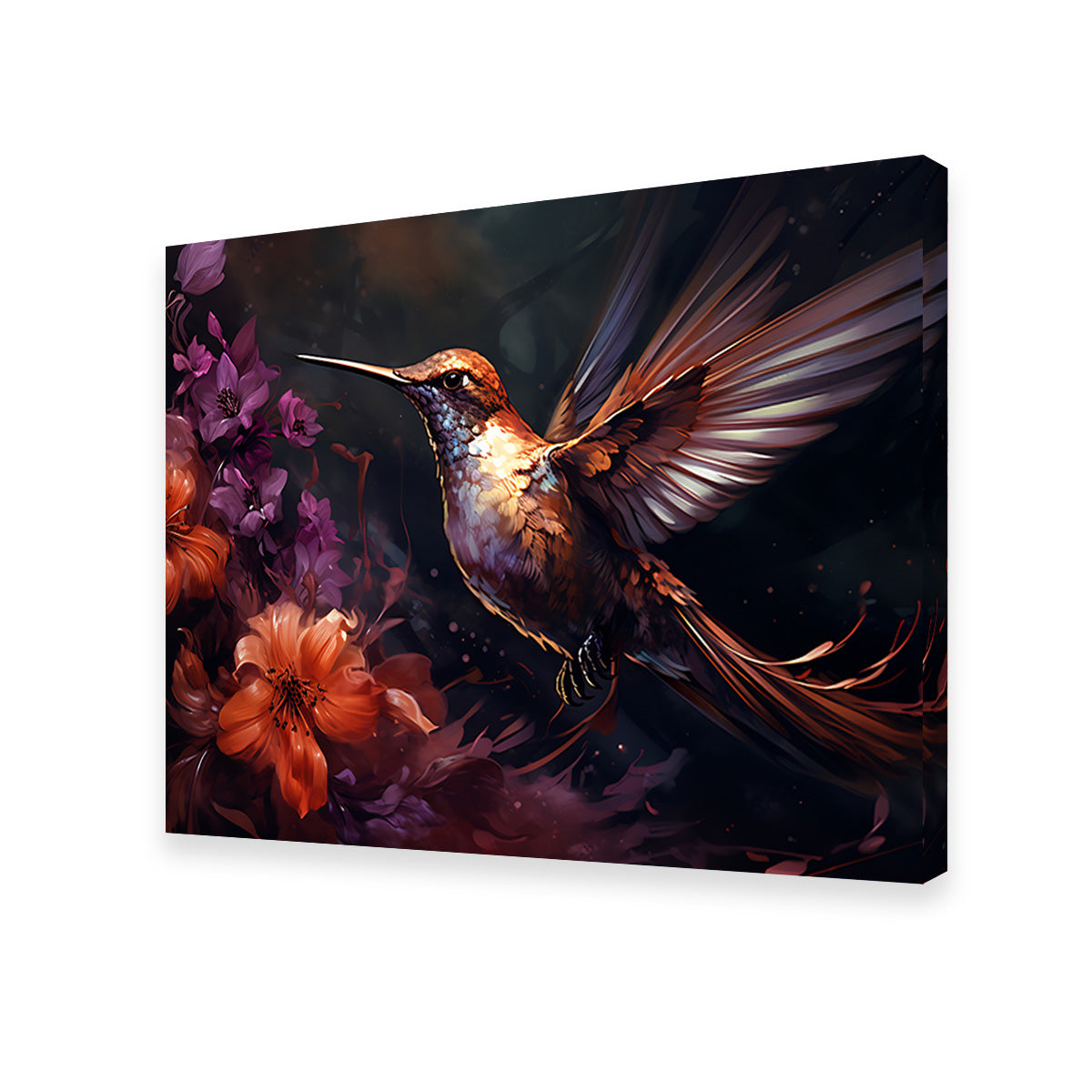 Exquisite Hummingbird Painting Wall Art for Stunning Home Decor