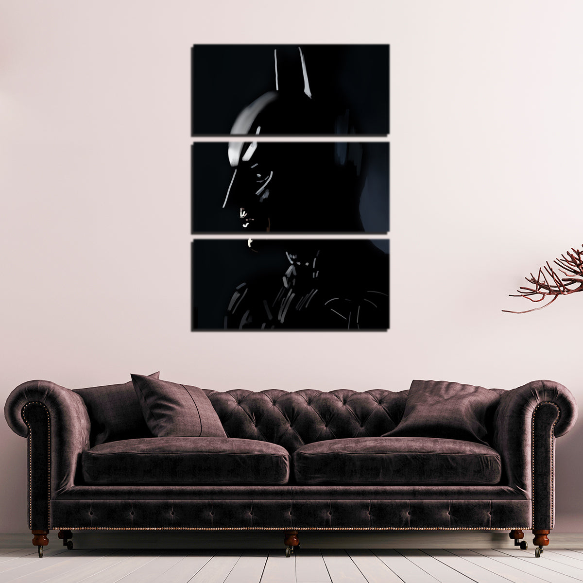 Stunning Batman In Silhouette Wall Art by Andy Brackpool