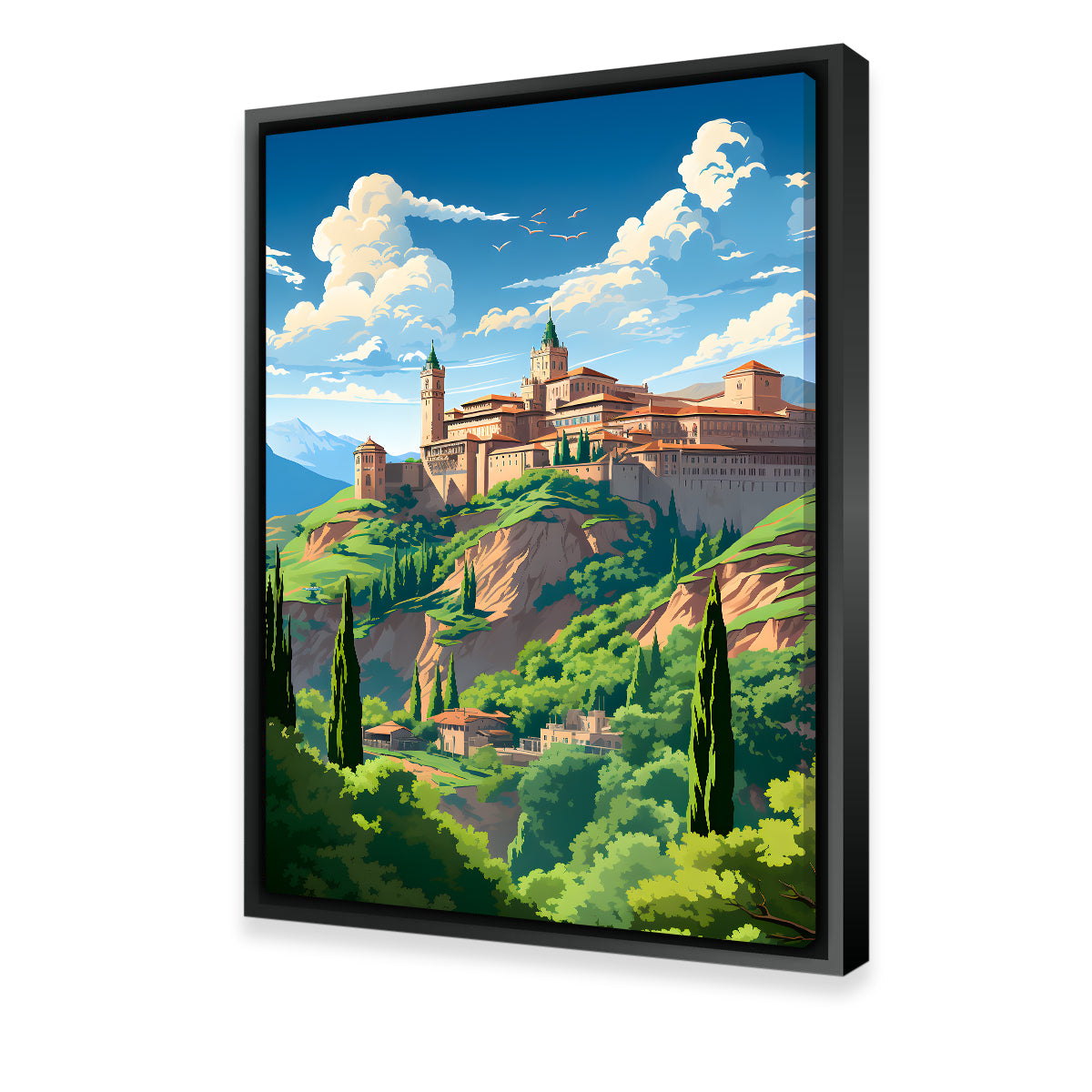 Alhambra in Grenada, Spain Stunning Wall Art by Valth Graphics