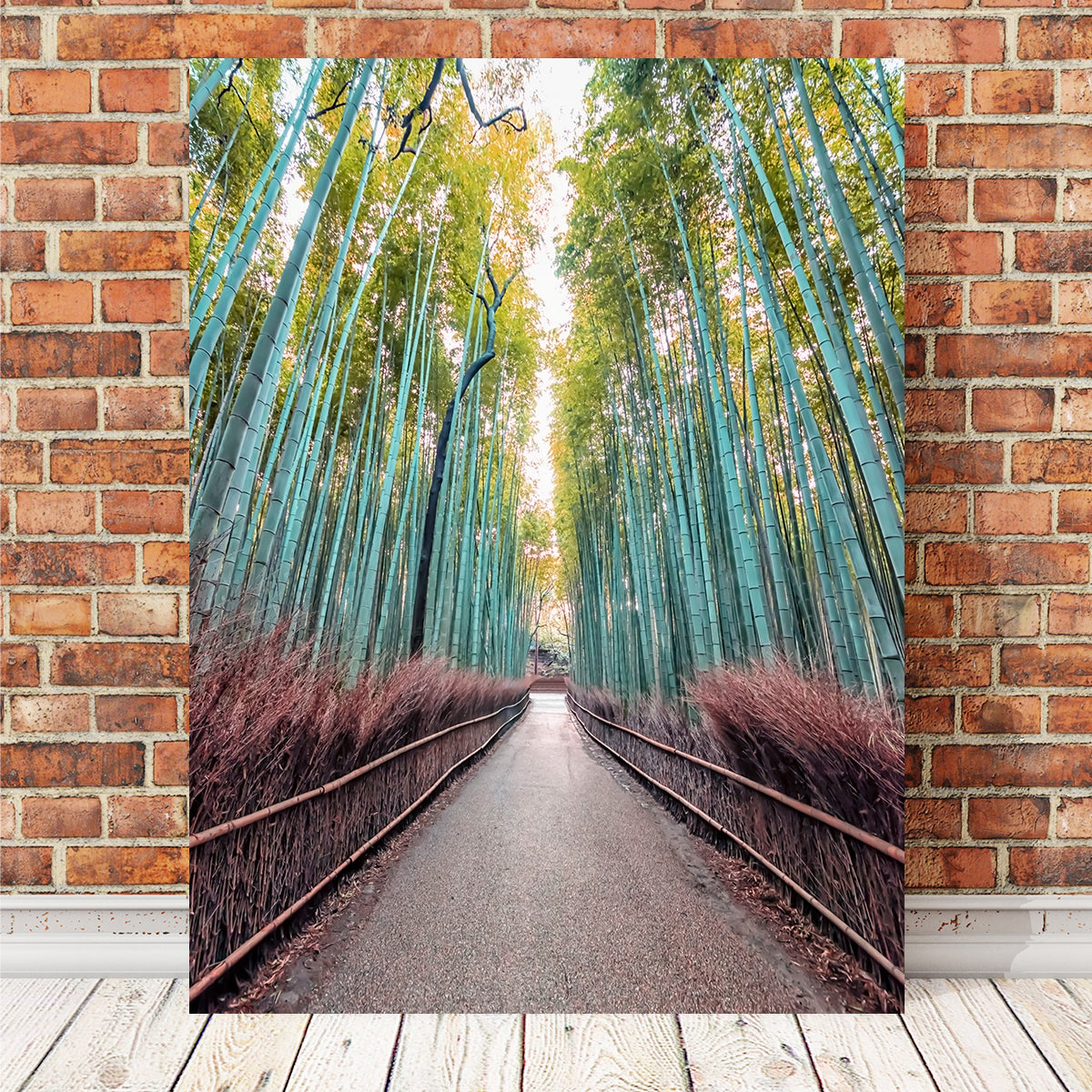 Exquisite Bamboo Alley Wall Art by Manjik Pictures
