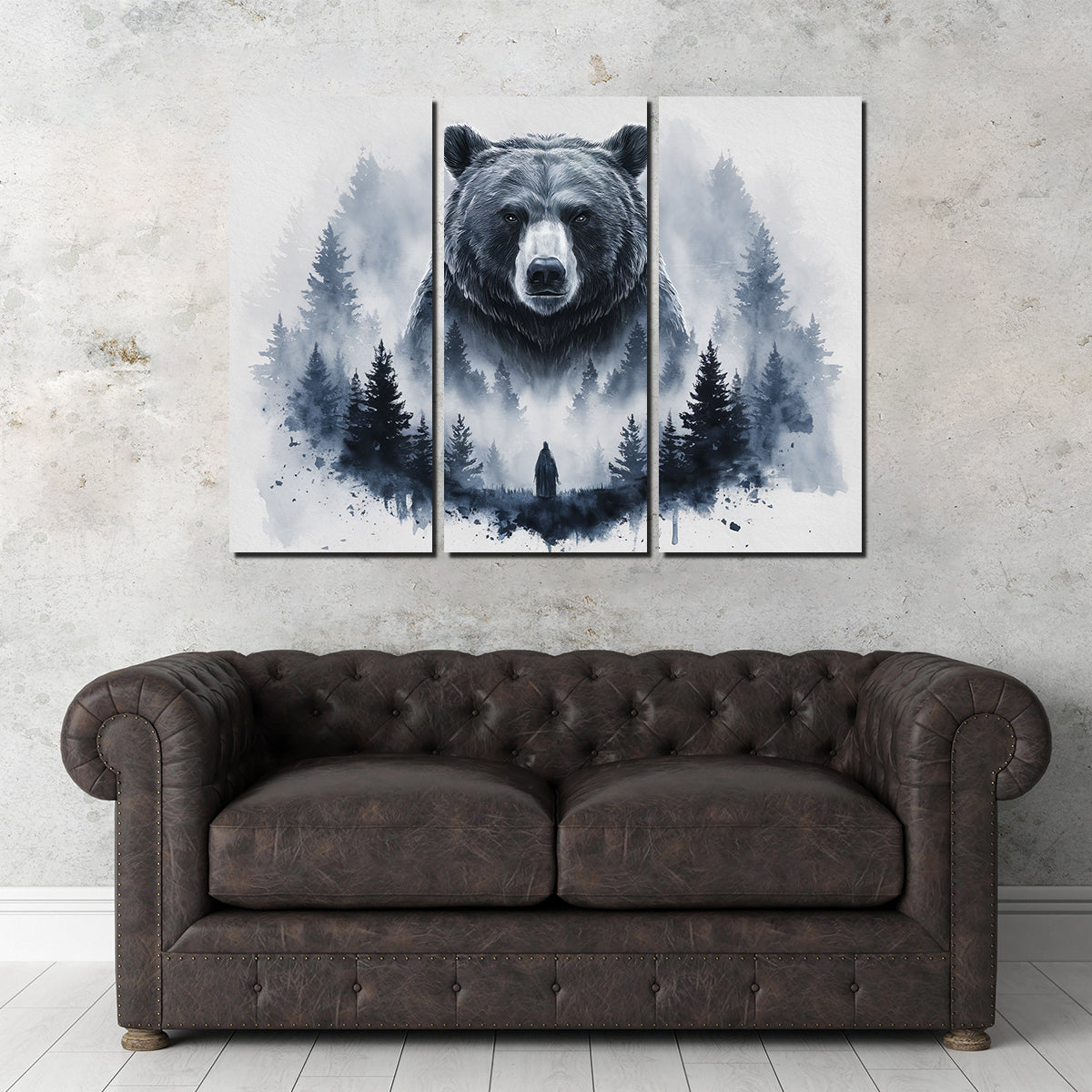 Exquisite Bear Forest Wall Art for Stunning Home Decor