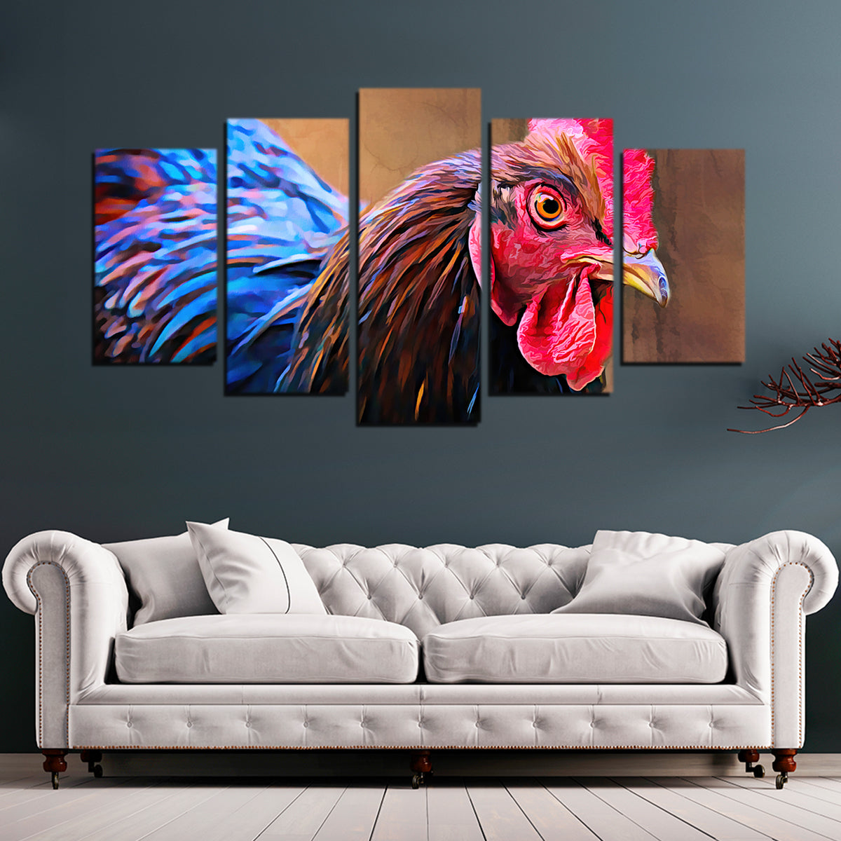Gorgeous Australorp Chicken Wall Art by Denise Dundon