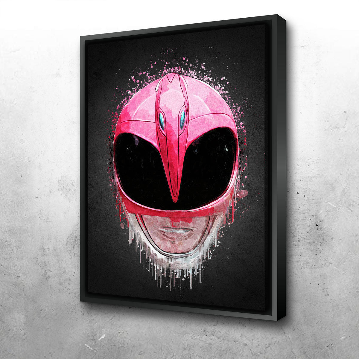 Stunning Pink Ranger Portrait Wall Art by Gab Fernando