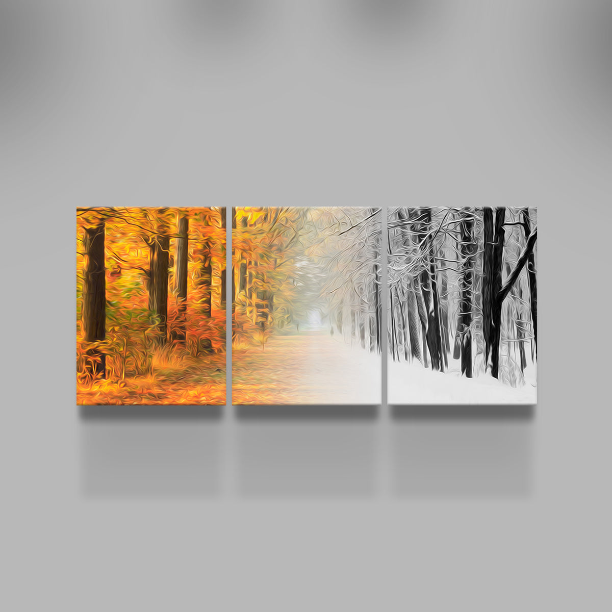 Stunning Autumn - Winter Wall Art by George Sorin