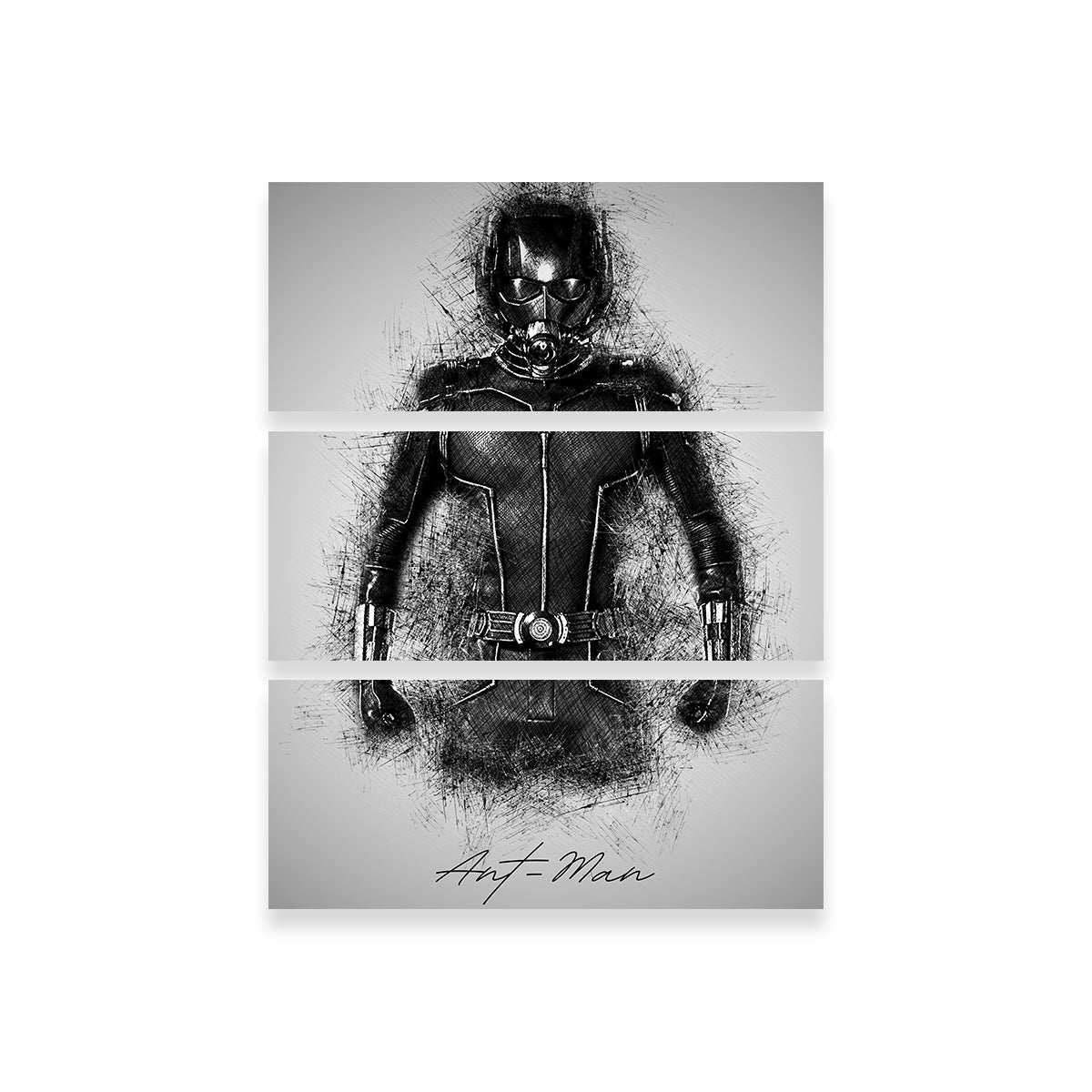 Unique Ant - Man Sketch Wall Art for Marvel Fans