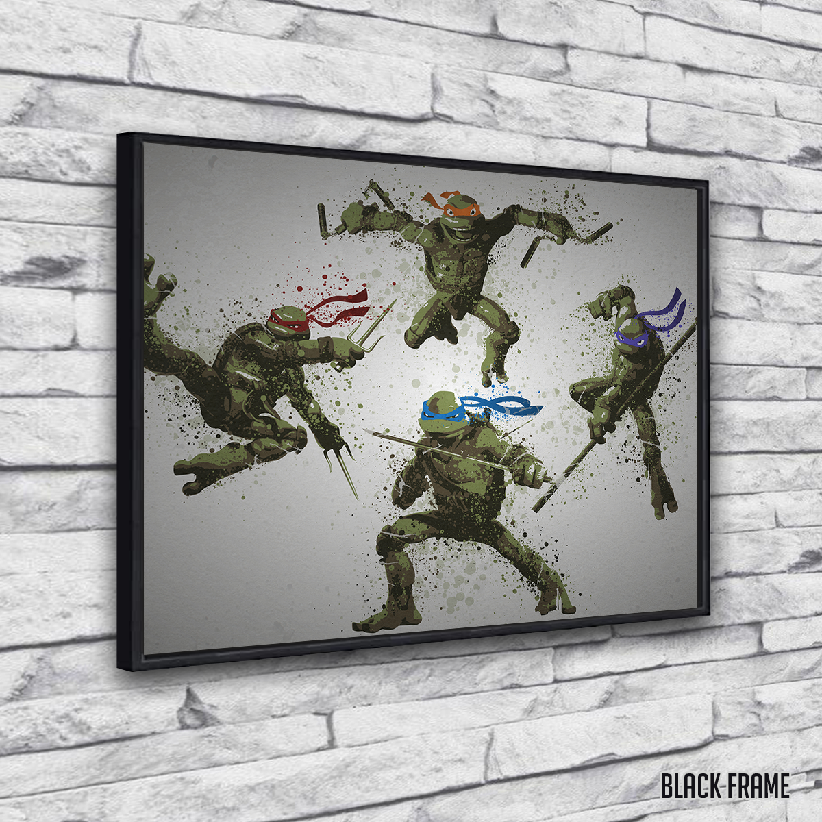 Stunning Heroes In a Half Shell Wall Art for Your Home Decor