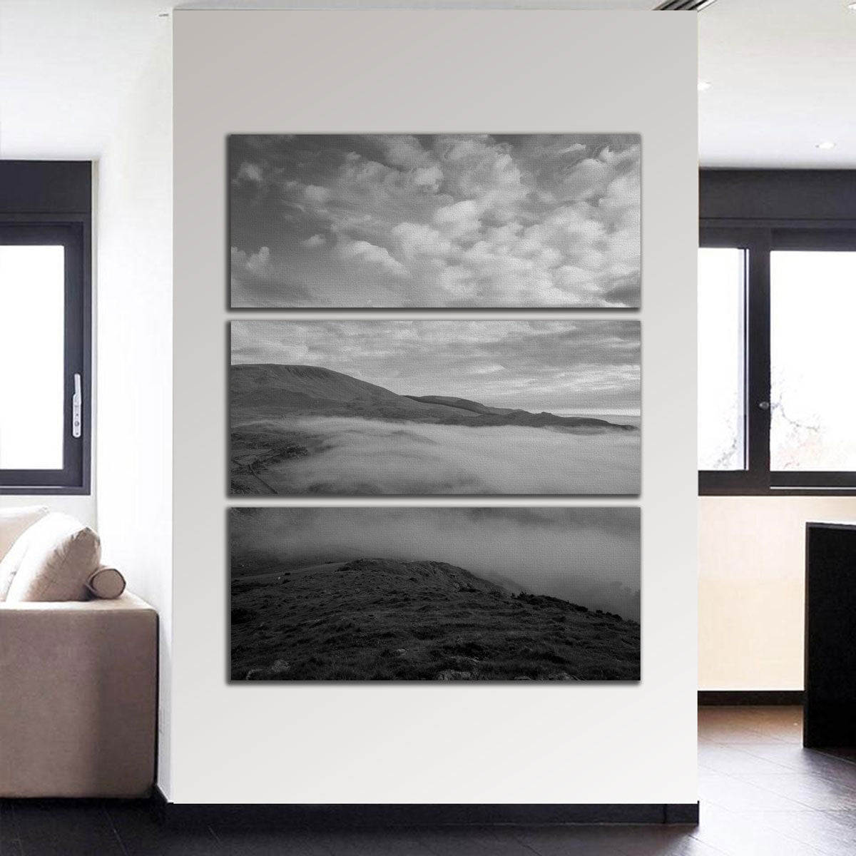 Exquisite Snowdonia Mist Wall Art by Mike Cotton