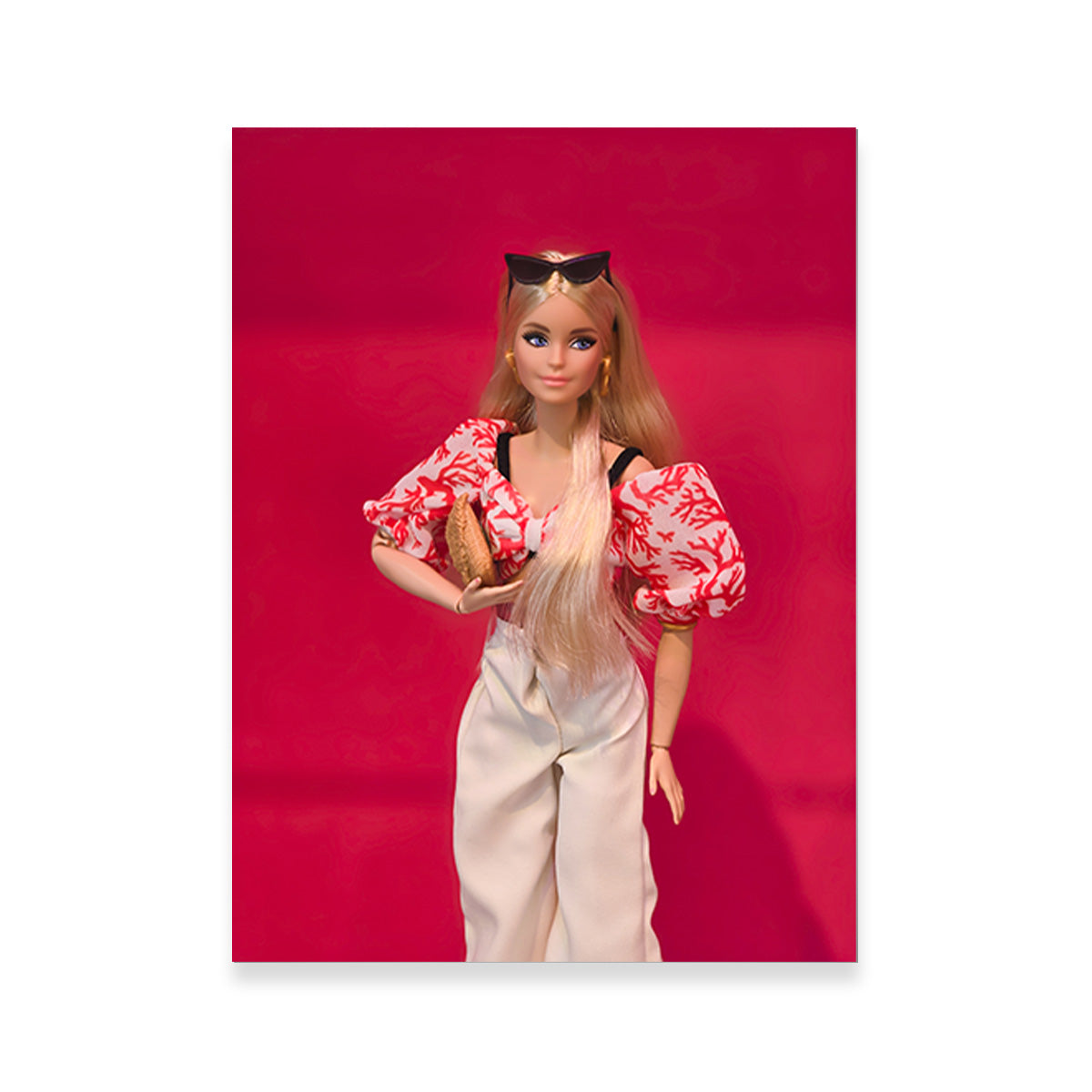 Stunning Barbie Red Canvas Print